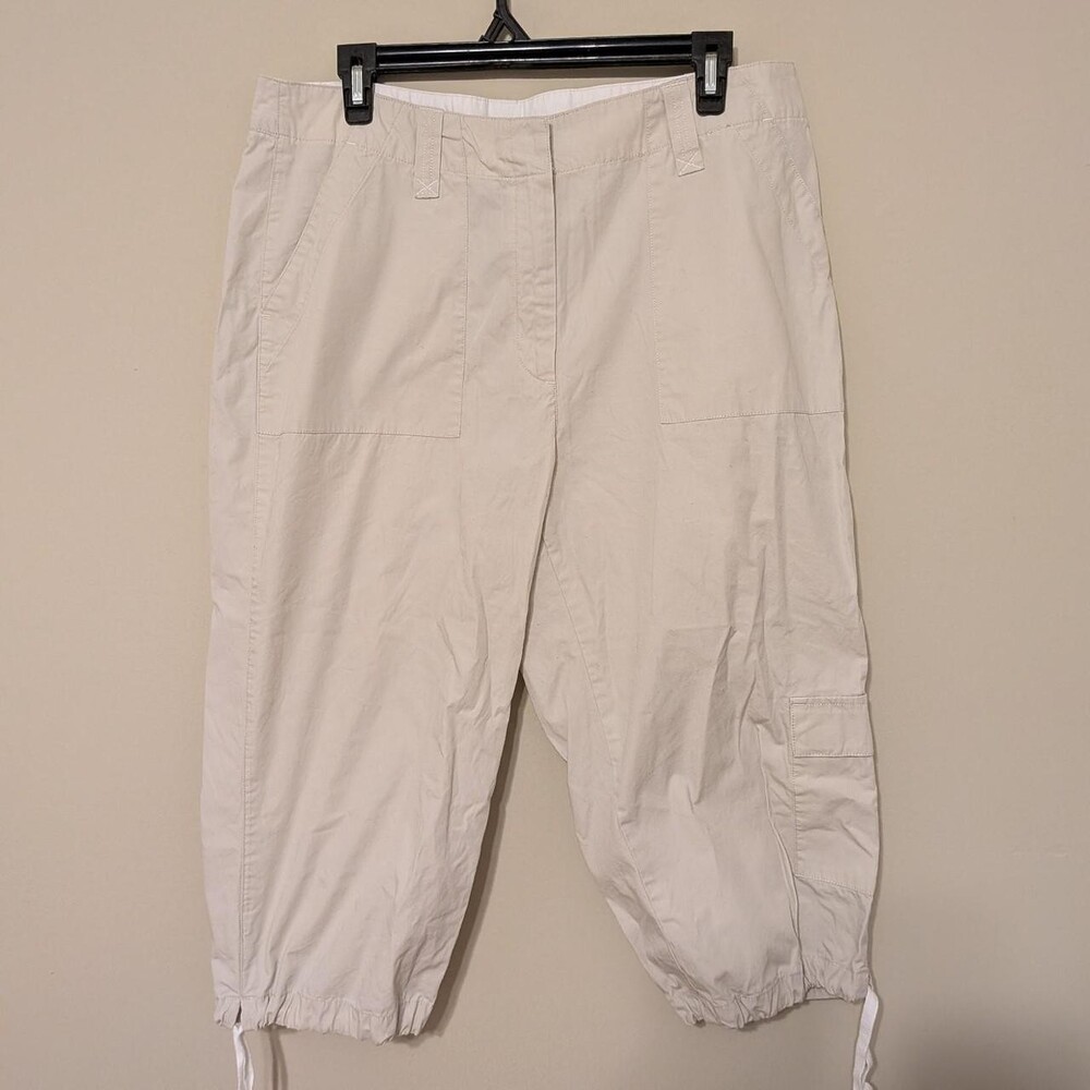 Van Heusen Women's Cream and White Trousers